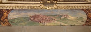 Pohled na Lucignano, 1557-1558 od Giorgio Vasari