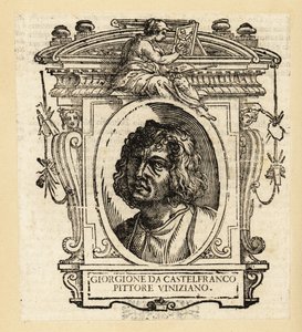 Portrét Giorgioneho, italského malíře benátské školy během vrcholné renesance z Benátek, cca 1477-1510 od after Giorgione