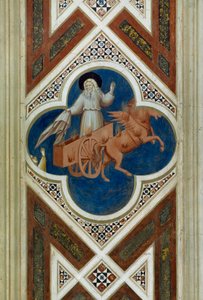 Eliáš je vzat do nebe, Detail ze života a umučení Krista od Giotta od Giotto (c.1266-1337)