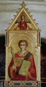 Saint Laurent (San Lorenzo) - Olej na dřevě od Giotto (c.1266 1337)
