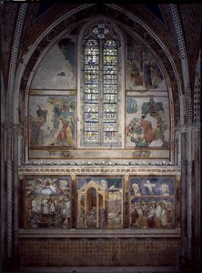Výjevy ze života Kristova a Cyklus svatého Františka od Giotto (c.1266-1337)