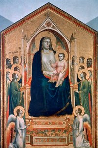 Madonna a dítě na trůnu, c1300-1303 od Giotto di Bondone