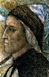 Portrét Dante Alighieri, c1287-1337 od Giotto di Bondone