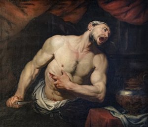 Katonova sebevražda od Giovan Battista Langetti