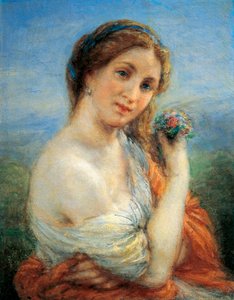 Flora, Giovanni Carnovali, známý jako Piccio (1804-1874)