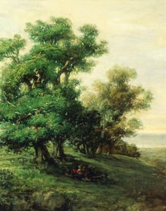 Krajina, Giovanni Carnovali nebo Carnevali známý jako Piccio (1804-1873), Detail
