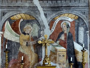 Fresky v kapli Annonciade, Tende kolem roku 1470 (freska)
