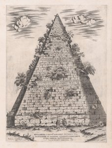 Zrcadlo římské velkoleposti: Pyramida Caia Cestia, 1582., 1582.