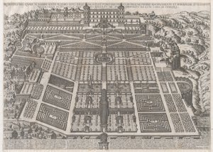 Zrcadlo římské velkoleposti: Palác a zahrady Tivoli, 1581., 1581 od Giovanni Ambrogio Brambilla.