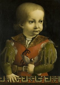 Francesco Sforza jako dítě (olej na plátně)