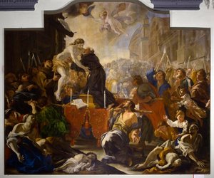Ukřižovaný Ježíš se odděluje od kříže, kolem roku 1690 (olej na plátně)