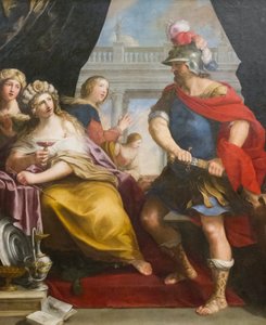 Ulysses a Circe (olej na plátně)