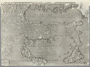 Mapa Itálie