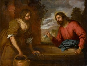 Kristus a žena Samaří, kolem roku 1635 (olej na plátně)