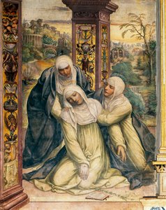 Extáze svaté Kateřiny Sienské (detail)