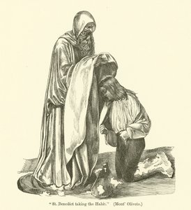 Svatý Benedikt si zvykne od Giovanni Antonio Bazzi Sodoma