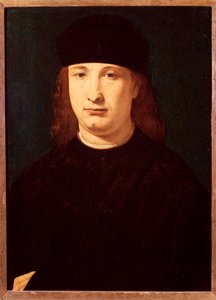 Portrét italského básníka Girolama Casia (olej na dřevě, cca 1500-1520) od Giovanni Antonio Boltraffio