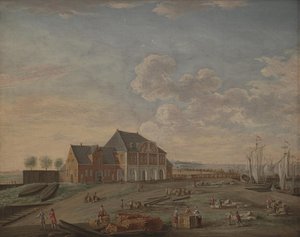 Celnice v Kodani od Giovanni Antonio Cesari