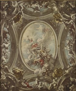 Alegorie úsvitu, 1736-37 od Giovanni Antonio Pellegrini