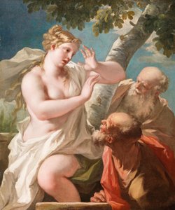 Zuzana a starci od Giovanni Antonio Pellegrini