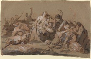 Masakr neviňátek od Giovanni Antonio Pellegrini