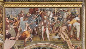 Central Aisle, First South Span, Kristus přibitý na kříž, The Pordenone od Giovanni Antonio Pordenone