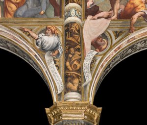Central Nave, Plume First and Second Span South, IL Pordenone, Busts with Prophets od Giovanni Antonio Pordenone