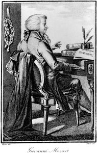 Wolfgang Amadeus Mozart, rakouský skladatel, c1784-1827