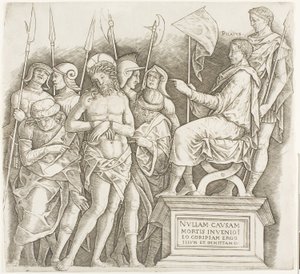 Kristus před Pilátem od Giovanni Antonio da Brescia
