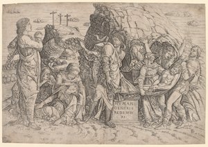 Pohřbení od Giovanni Antonio da Brescia