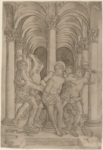 bičování od Giovanni Antonio da Brescia