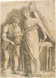 Judith s hlavou Holoferna od Giovanni Antonio da Brescia