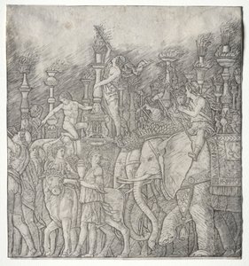 Caesarova vítězství:  Sloni od Giovanni Antonio da Brescia