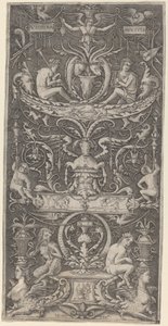 Ozdobný panel s nápisem „Victoria Augusta“ od Giovanni Antonio da Brescia after Nicoletto