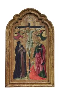 Ukřižování se svatou Lucií, asi 1465-70 (tempera na dřevě) od Giovanni Antonio da Pesaro