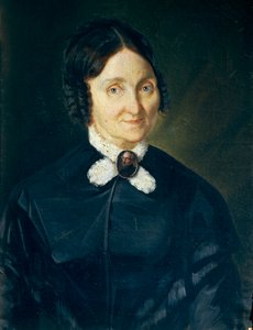 Portrét Donny Tecly Antonini de Laska od Giovanni Baccarlino, olej na plátně, 47x63 cm