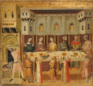 Svátek Heroda a Stětí Baptisty, ca. 1330-35.