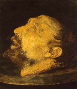 Hlava svatého Jana Křtitele na náhorní plošině od Giovanni Battista (1567 1633) Crespi