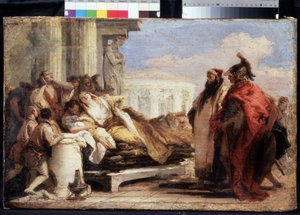 Der Tod von Dido von Giovanni-Battista Tiepolo