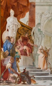Velkomyslnost Scipio Africanus (detail) od Giovanni Battista Tiepolo