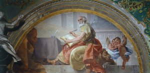 Italien, Bergamo, Colleoni-Kapelle, St. Markus Evangelist von Giovanni Battista Tiepolo