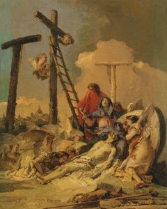 The Deposition (olej na plátně) od Giovanni Battista Tiepolo