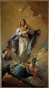 Designový obraz Immaculee od Giovanniho Tiepola (1696-1770) Madrid 18. století, Muzeum Prado od Giovanni Battista Tiepolo