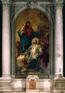 Panna zjevující se svatému Janu Nepomuckému od Giovanni Battista Tiepolo