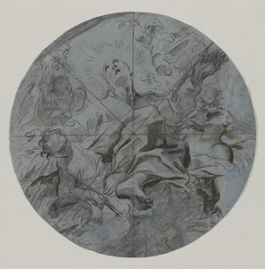 Apoteóza svatého (recto)
