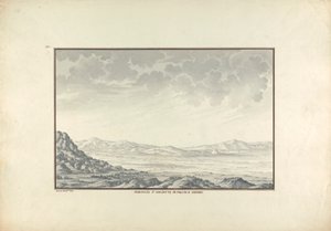 Mauzoleum Haliatte s výhledem na Sardy od Giovanni Battista Borra