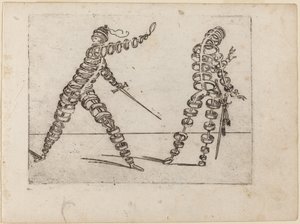 Z "Bizzarie di different Figures" od Giovanni Battista Bracelli