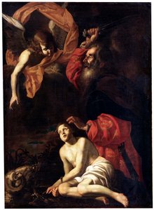 Abrahamova oběť Izáka, c1615-c1620