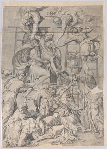 Sestup z kříže, 1550-1600. od Giovanni Battista Cavalieri