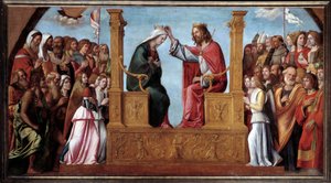 Korunovace Panny Marie (obraz po roce 1510) od Giovanni Battista Cima da Conegliano